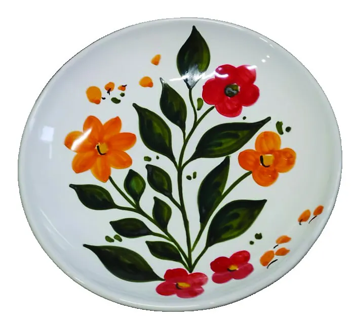 Decoro Fiori Indiv. Pasta Bowl V604 – hand-painted Italian ceramic