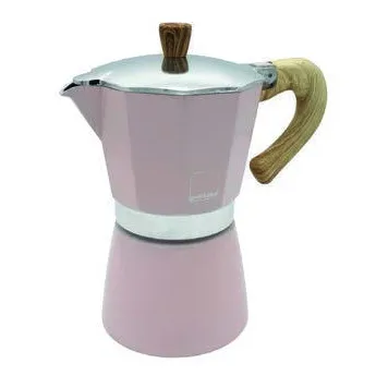 Gnali & Zani Venezia stovetop espresso maker in pink – V701