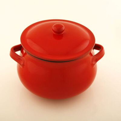 Red Terra-Cotta Pentola (3.5 Liter)