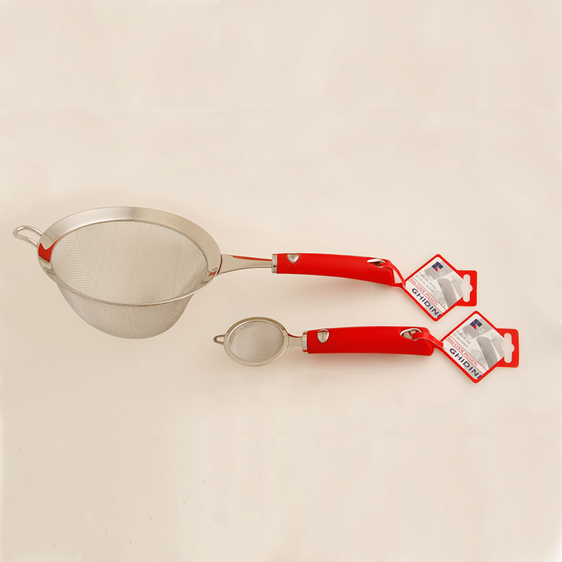 Small Tea Strainer / Large Strainer (Red)