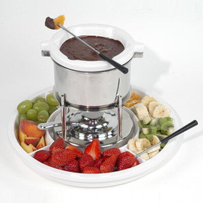 11 Pc. Chocolate Fondue Set