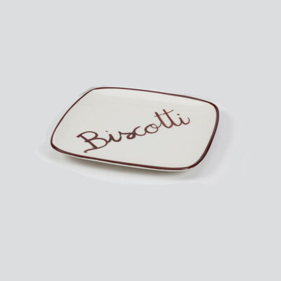 Biscotti Plate (8.5”) - V415