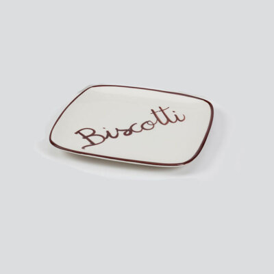 Biscotti Plate (8.5”) - V415