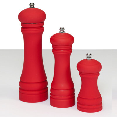 Soft Touch Red Pepper/Salt Mills